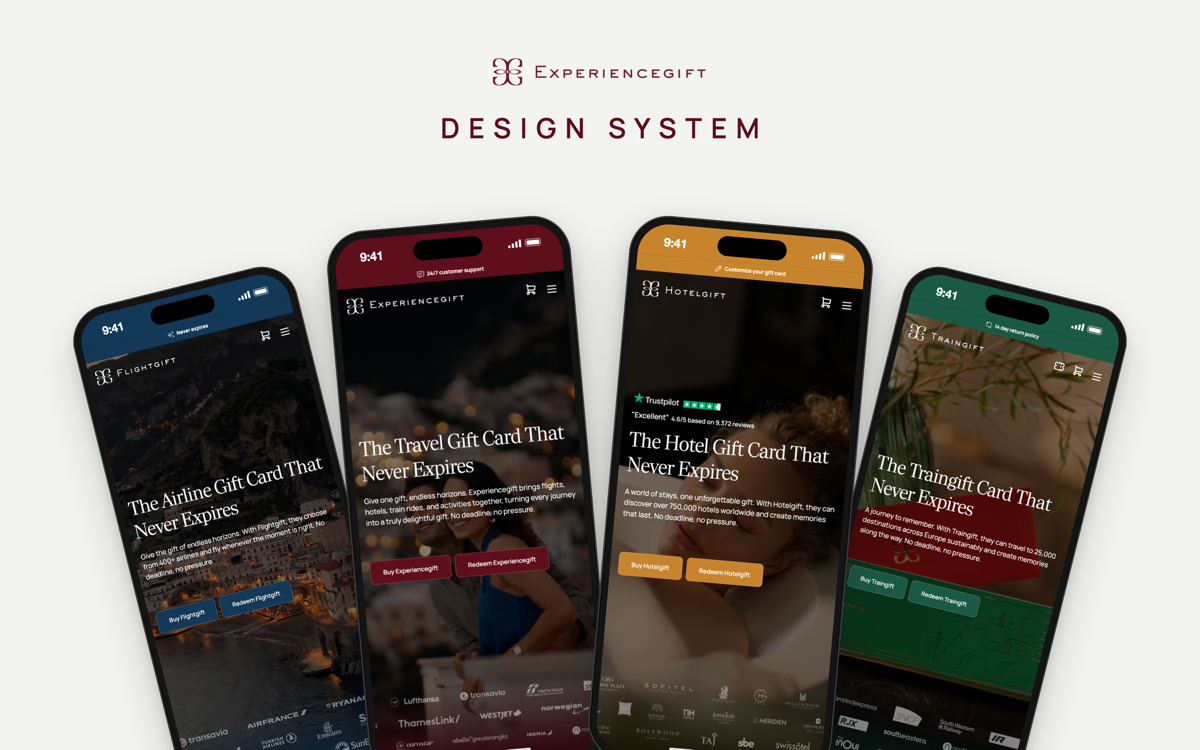 Experiencegift Design System